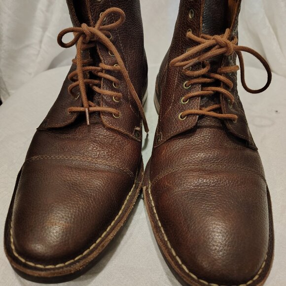 Cole Haan Men’s Chestnut Brown Leather Lace Up Chukka Boots Size 10 1/2 - Picture 3 of 13